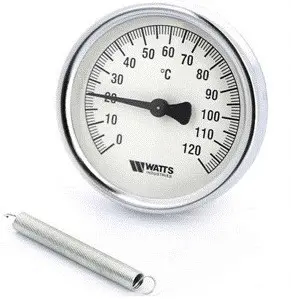 Термометр биметаллический накладной с пружиной — фото-540_2